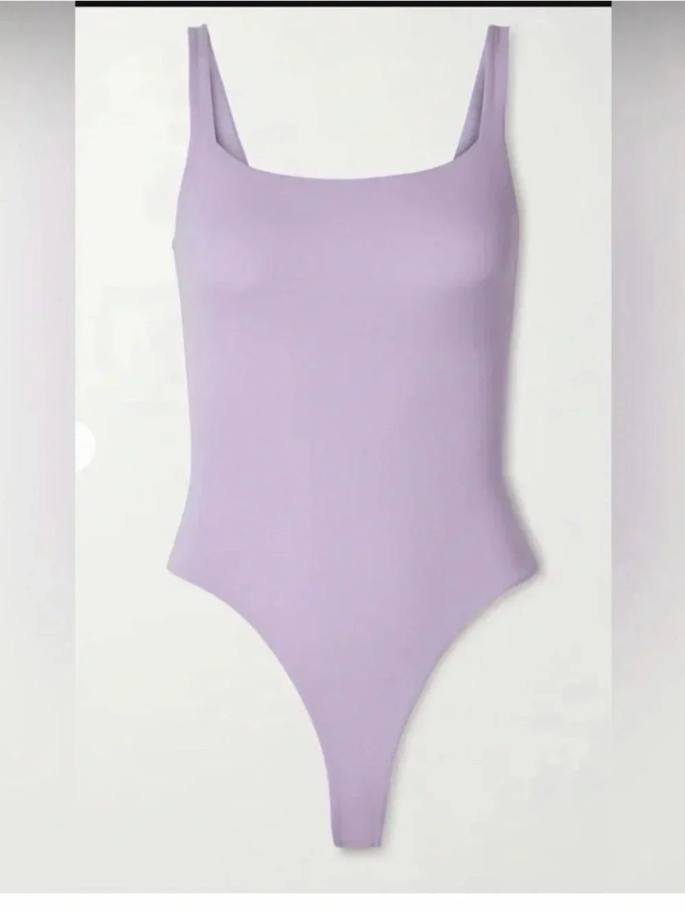 SKIMS Lilac Scoop-Neck One-Piece Swimsuit